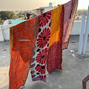Colorido indiano reciclado sari lenço de seda xale lenços exclusivos étnico hippie boho vintage lenço feito à mão