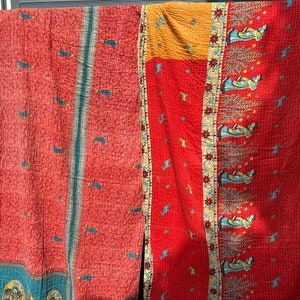 BESTSELLER Vintage Kantha Quilts 135X215 cm Bild 9