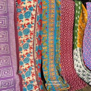 Wholesale Lot Of Indian Vintage Kantha Quilt Handmade Throw Reversible Blanket Bedspread Cotton Fabric BOHEMIAN quilt