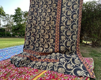 PIÙ VENDUTO Trapunte Kantha vintage 55X85"