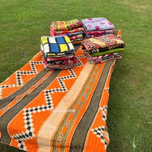 Wholesale Lot Of Indian Vintage Kantha Quilt Handmade Throw Reversible Blanket Bedspread Cotton Fabric BOHEMIAN quilt