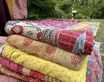 Vintage Kantha Throw