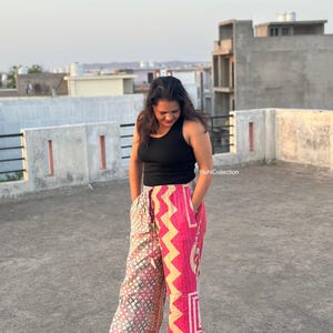 Cotton Patchwork Pant, Handmade Patch Cargo Trousers, Earth tone Colors, Hippie Unisex Trousers, Plus Size Harem Pants, Boho Yoga Joggers