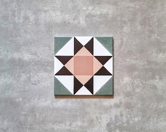 Full Tile Pattern: Farnharm Manor, Anti-Slip Moroccan Patterned Porcelain Wall and Floor Tiles
