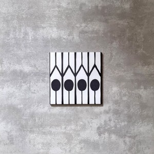 Full Tile Pattern: Felicity Black and White Anti-slip Moroccan Patterned Porcelain Wall and Floor Tiles