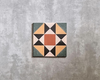 Modello completo delle piastrelle: piastrelle per pavimenti e rivestimenti in porcellana con motivo marocchino antiscivolo Newton Manor