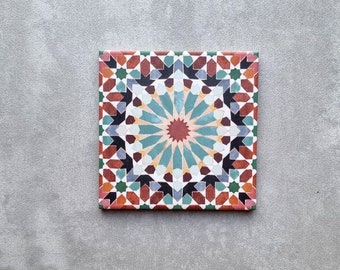 Patrón de mosaico completo: Maroc Mulai Mini, azulejos de porcelana antideslizante con diseño marroquí para paredes y pisos