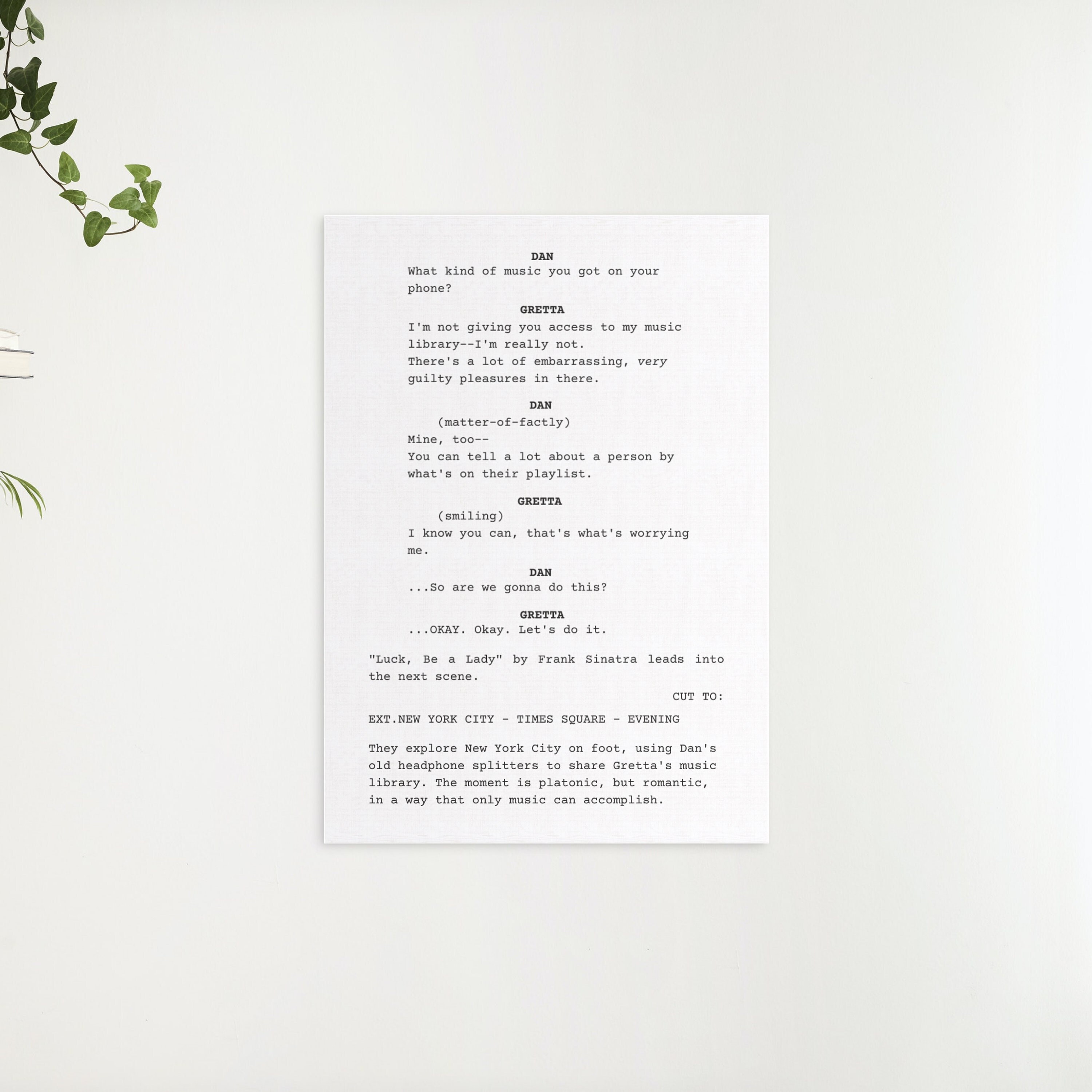 Begin Again Movie Screenplay || "splitter Scene" Pt. 1 || Movie Script ...