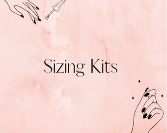 Sizing Kit Press On Nails | Fake Nails | Reusable Press On Nails | Handmade Nails | Custom Press Ons |Canada Nails | US Nails