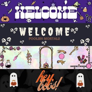 Google Classroom Header/ Google Classroom Banner Halloween Bundle of 5 ...