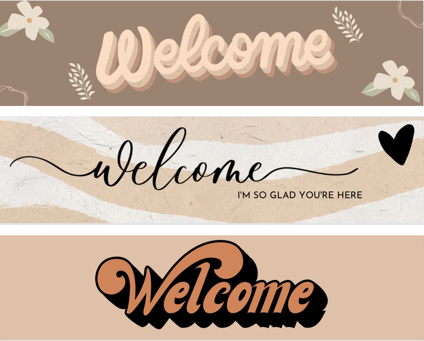 Neutral Aesthetic Minimalist Google Classroom Header/ Banner Bundle ...