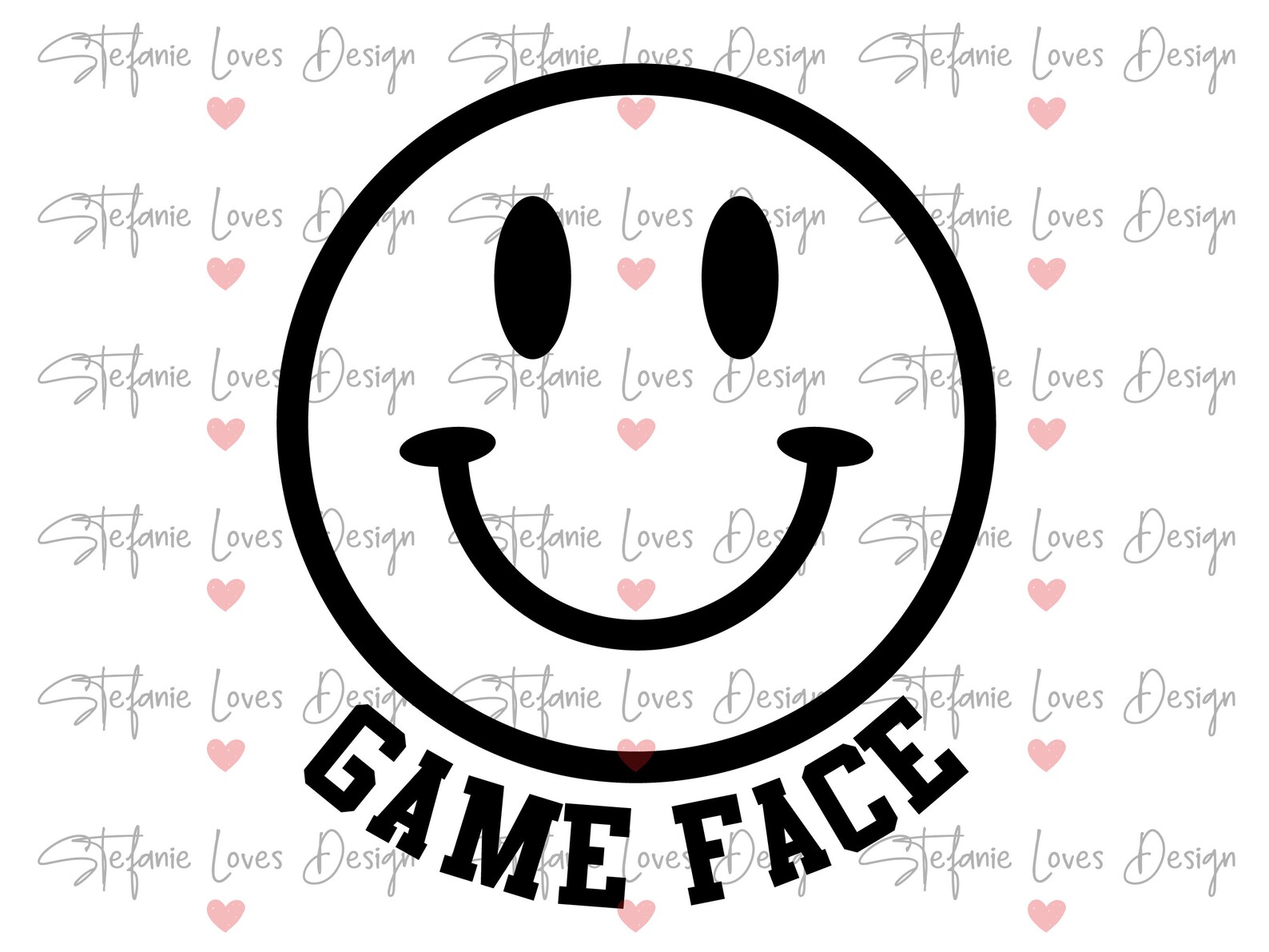 Game Face Smiley svg Game Smiley svg Smiley Face png Game Etsy