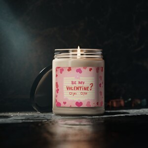 Valentine&#39;s Day soy scented candle for those cozy nights!