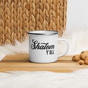 Shalom Israel - Hebrew Alphabet Mug - The Jerusalem Gift Shop