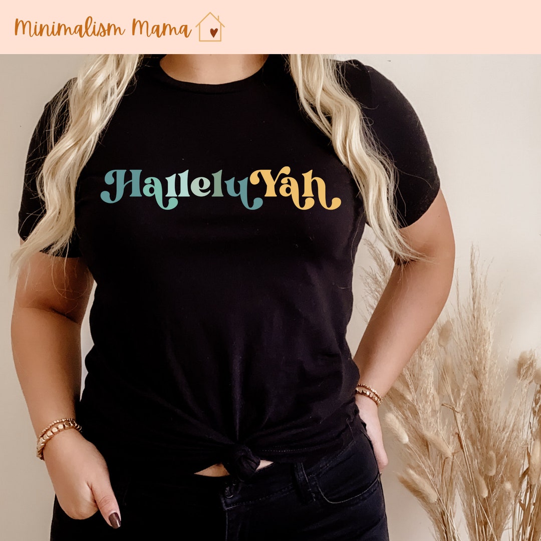 Halleluyah Tee Vintage Tee Retro Messianic Shirt Graphic Tee Christian ...