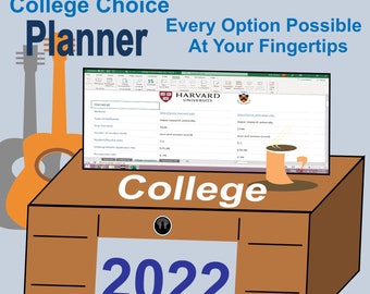 College Choice Helper - Makes Choosing The Right College Easier - Simple To Use and Understand - School Decision Programs -  New 2022 Guide