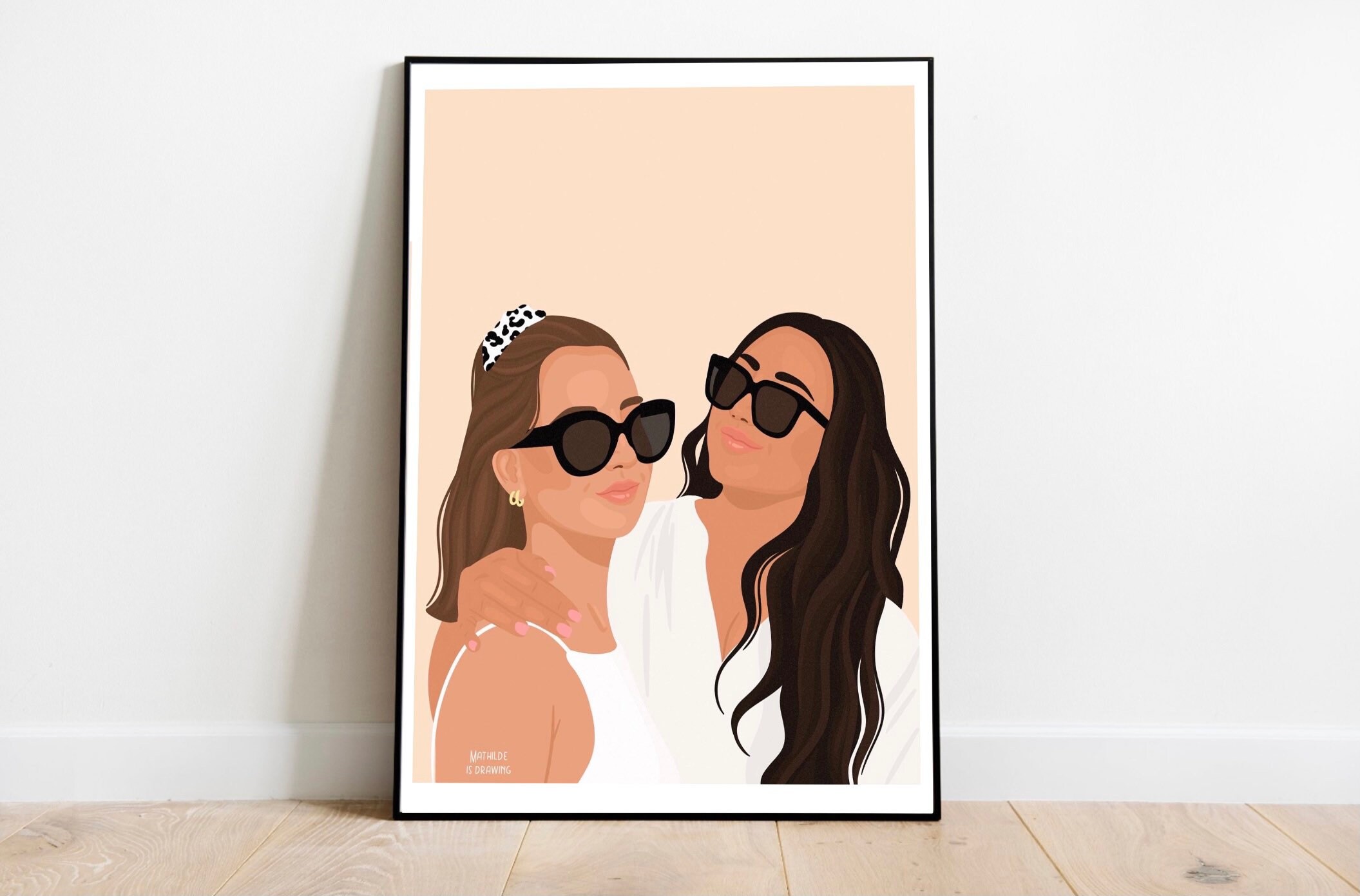 Illustration Détaillée Personnalisée,