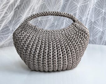 Mini Seashell Clutch, Crochet Pattern, PDF English, Small Purse Bag, DIY Accessory