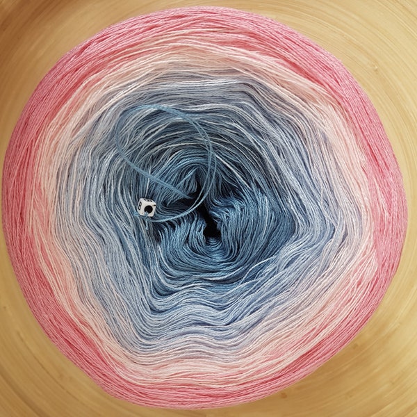 Make your own colourway gradient yarn cake, 3 ply, 4ply Ombre Yarn, Ombre Yarn 50 Cotton/ 50 Acrylic