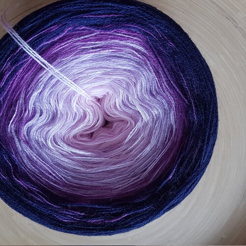 Gradient Cake Yarn Ombre Yarn Cake Color Change Yarn 3 Ply Etsy UK