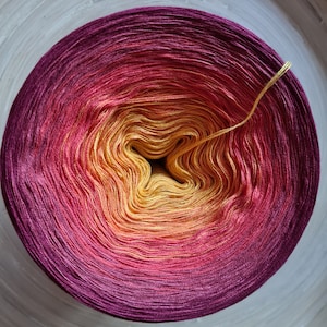 Make your own colourway gradient yarn cake, 3 ply, 4ply Ombre Yarn, Ombre Yarn 50 Cotton/ 50 Acrylic