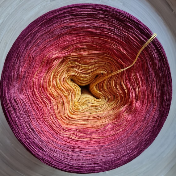 Creating a gradient shift between two gradient yarn cakes? : r/crochet