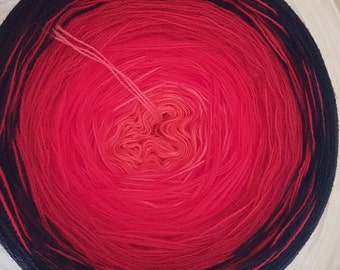 Ombre Acrylic Cake Yarn, 3 Ply Gradient Color Change