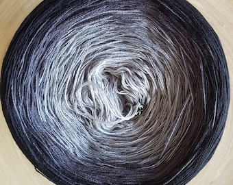 Ombre Cake Yarn: 3 Ply Cotton Acrylic Blend