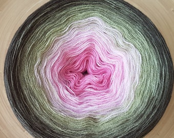 Gradient Cake Yarn, Ombre Yarn Cake, Color Change Yarn, 3 ply, Ombre Yarn, Ombre Yarn 100% Acrylic HB premium