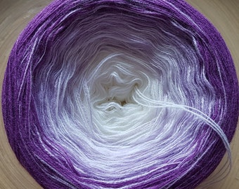 Gradient Acrylic Yarn Cake: 3 Ply Ombre Color Change