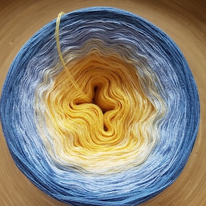 Ombre Cake Yarn: 3 Ply, 50/50 Cotton Acrylic Blend