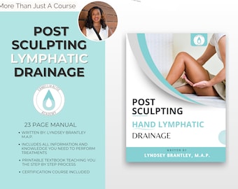 Kurs certyfikacyjny z brazylijskiego drenażu limfatycznego i podręcznik (do pobrania natychmiast)