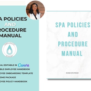 Editable Employee Handbook Template: Onboarding Welcome Package (Canva, 28 Pages)
