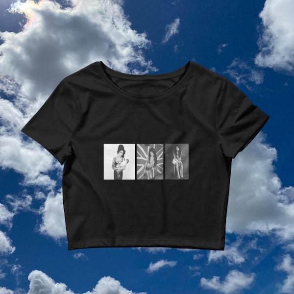 AMY WINEHOUSE Y2K Bimbo Baby Tee Crop Top