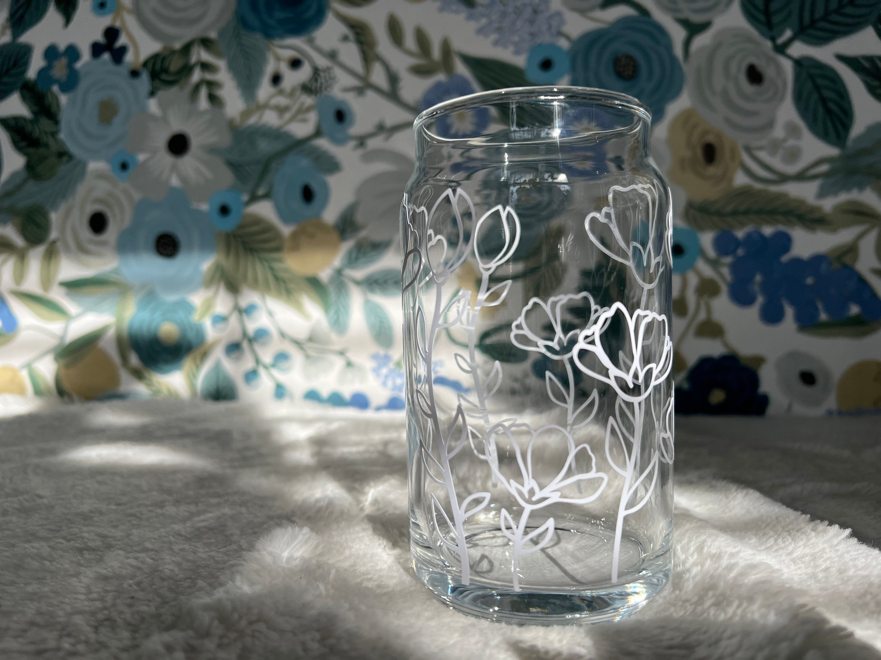 JHTPSLR Botanical Clear Glass Mug with Handle Cute Flowers Plants Glass Cup  Coffee Mug Milk Tea Cup …See more JHTPSLR Botanical Clear Glass Mug with