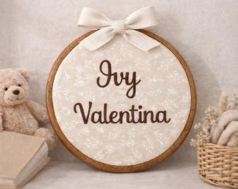 Baby name announcement Sign, Baby Birth Announcement Heirloom, Hospital pictures sign, Baby Name Sign