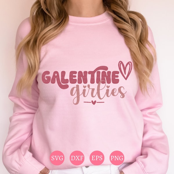 Galentine's Day SVG-Valentine's day cut files-digital image-png