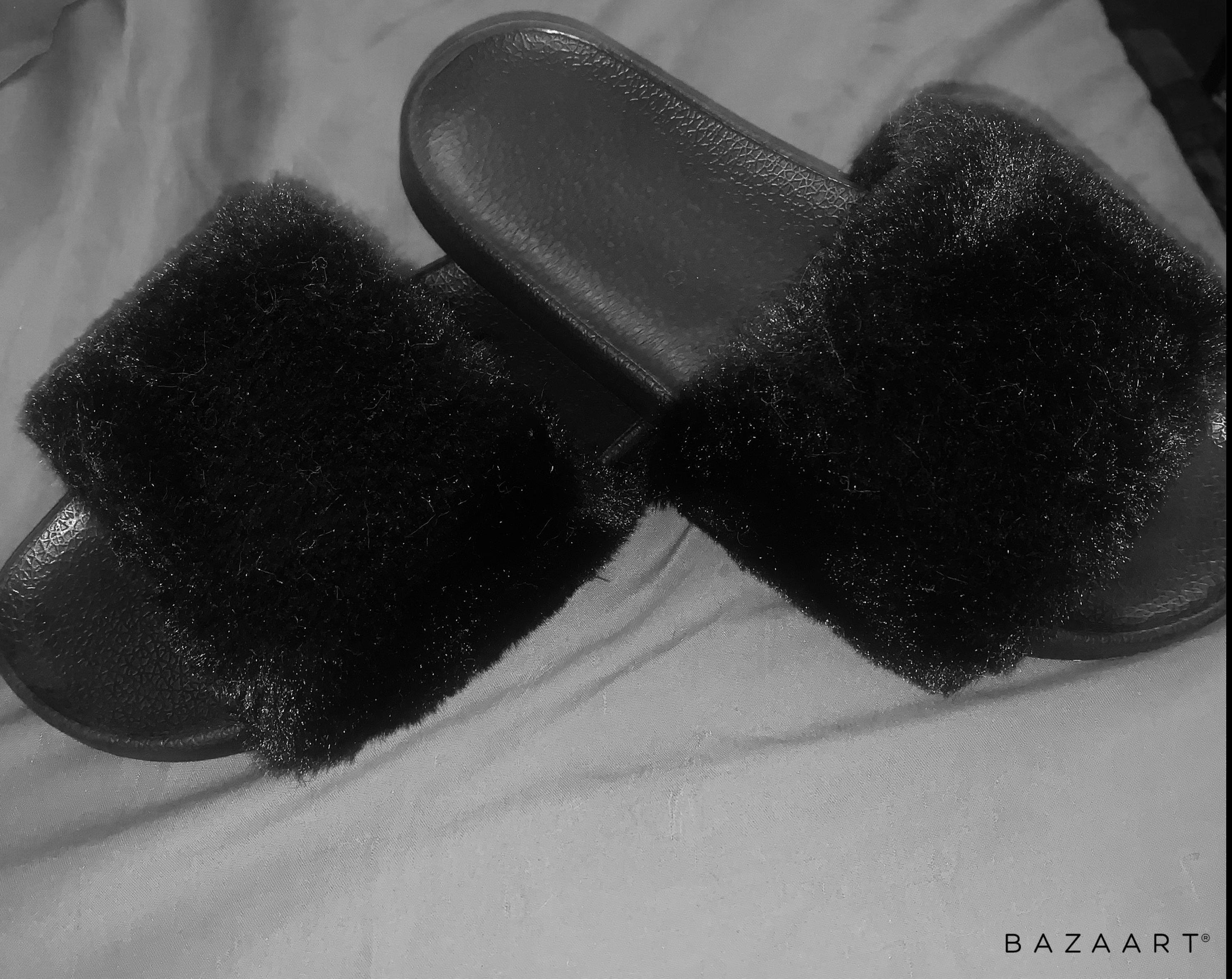 Furry Slides Etsy