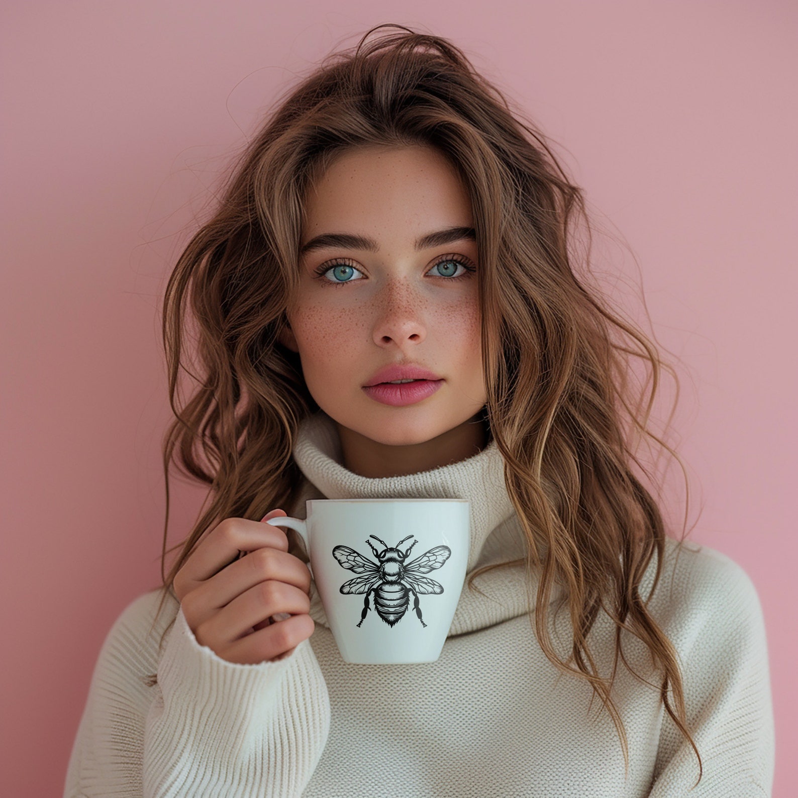 Bee SVG Bundle, PNG, Honey Bee Clipart, Hand Drawn Bees Themed Vector ...