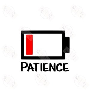 Zero patience... Funny T-shirts - SVG - Birthday shirt