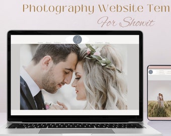 Plantilla Showit para fotógrafos, fotógrafo de bodas, sitio web de fotografía, plantilla de sitio web, marketing de fotografía, descarga instantánea
