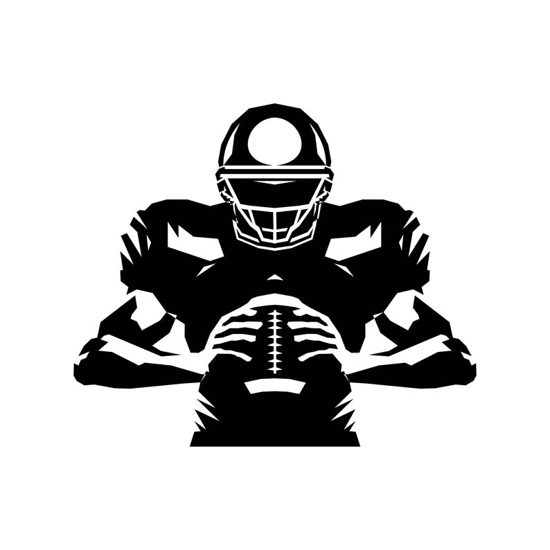 Football Player Decal Files cut files for cricut svg png image 1