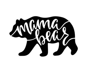 Mama Bear Svg - Etsy