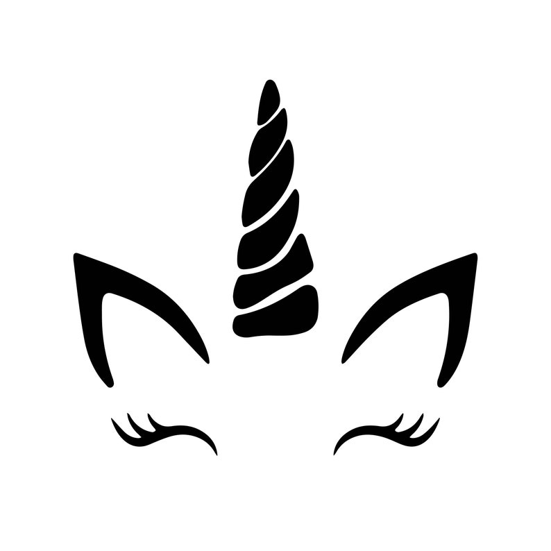 Cute Unicorn Decal Files Cut Files for Cricut Svg Png Dxf Etsy