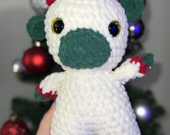 Crochet Christmas Cow, Crochet, Handmade Crochet, Cow, handmade cow, Crochet Cow