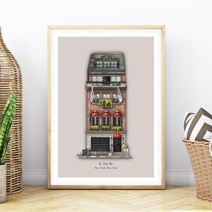 E. 71st St. New York | Digital Art Print Download | Printable Artwork | NYC Art | Home Decor & Wall Art