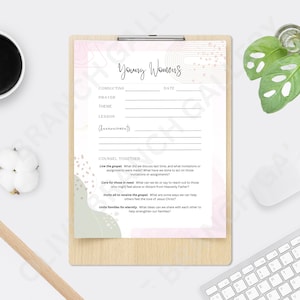 Young Women Conducting Sheet - LDS - Fillable PDF - Etsy