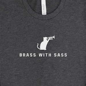 Funny Mellophone Shirt, Marching Band T-Shirt for Mellophone Player, Funny Cat Band TShirt, Band Puns for Mello Players, Mellophone Gift