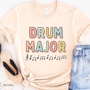 Drum Major Marching Band T-Shirt, Drum Major Shirt, Female Drum Major Gift, Marching Band Leader, Cute Drum Major Shirts