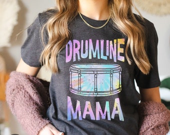 Drumline Mama Marching Band Mom Shirt, Drummer Mom T-Shirt, Marching Band Drumline Mom TShirt, Marimba Xylophone Drum Percussion Players